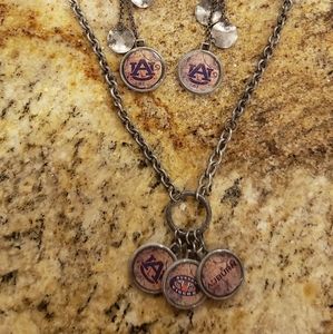 Auburn tigers jewelry set